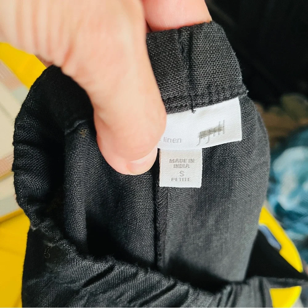 J. Jill Black Wide Leg Pants - Picture 8 of 9